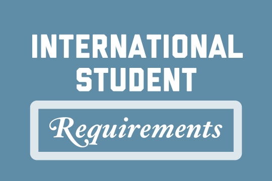 international student requirements
