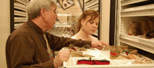 A Pre-College student with professor